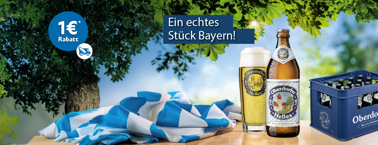 Oberdorfer Hell Rabattaktion 1 Euro - KW 14 und 15 in 2026